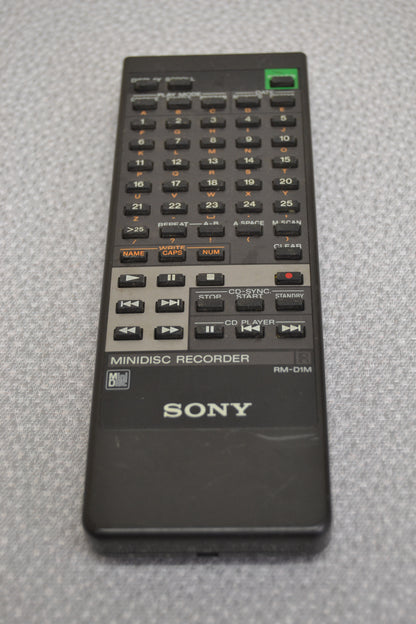 Sony MDS-JB940 Minidisc Player * Remote Control