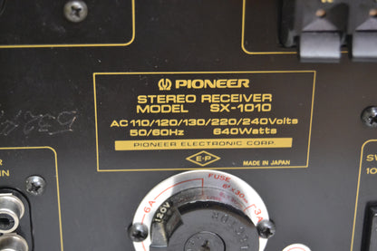 Pioneer SX-1010 Stereo receiver * 100W RMS * 1974 * Fully Serviced * LED Upgraded