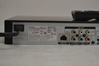 Sony BDP-S770 BluRay Player * Remote * Fully Serviced