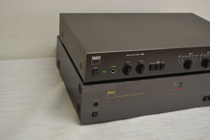 NAD Pre+Amp Set * 1155 Stereo Preamplifier * 2140 Power Amplifier * Fully Serviced