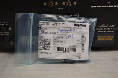 Marantz 240 Stereo Power Amplifier * Fully Serviced * Recapped * NEW Heiukko Solid Wood Case