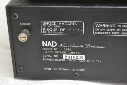 NAD Pre+Amp Set * 1155 Stereo Preamplifier * 2140 Power Amplifier * Fully Serviced