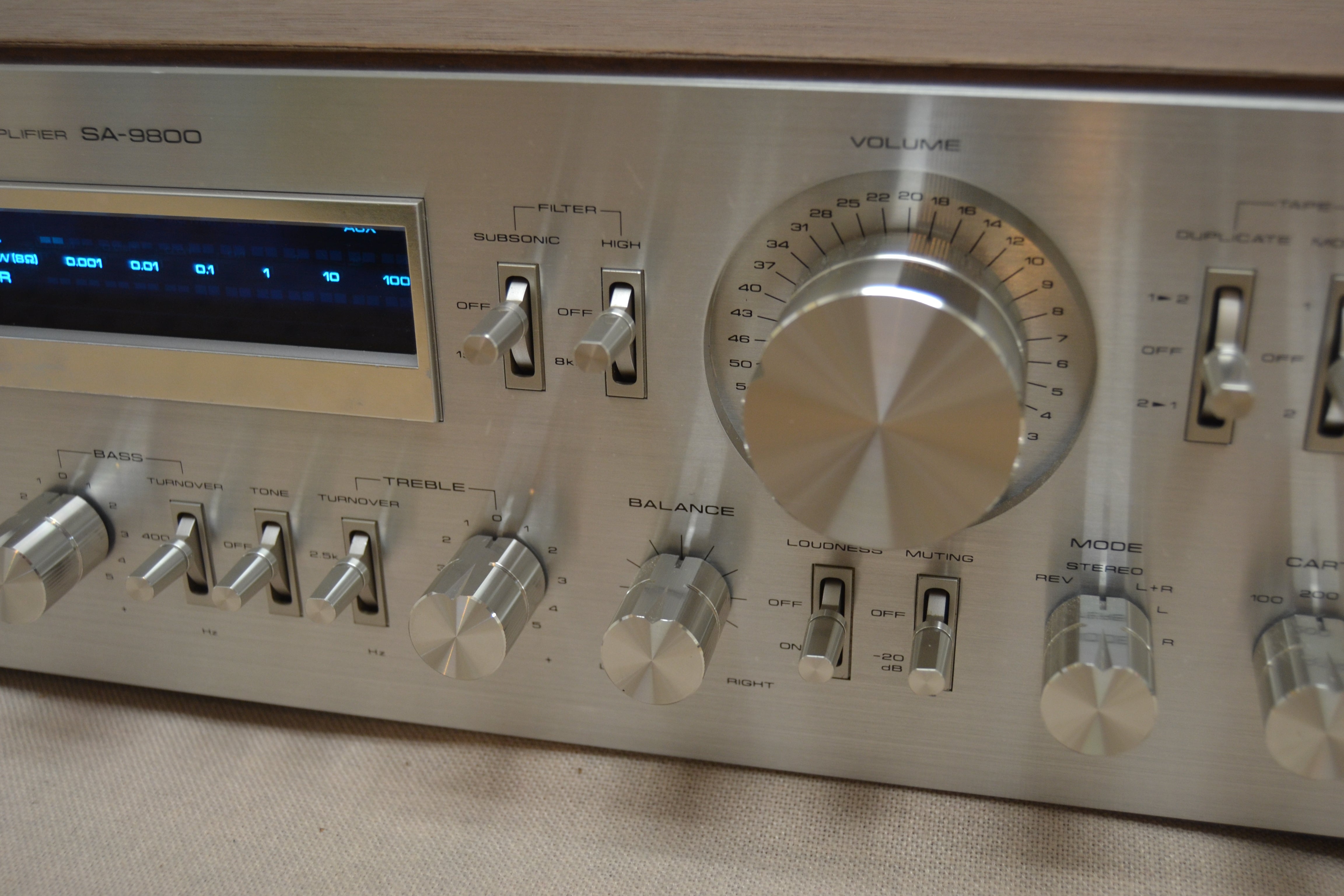 Pioneer SA-9800 Stereo Integrated Amplifier * FULLY RECAPPED