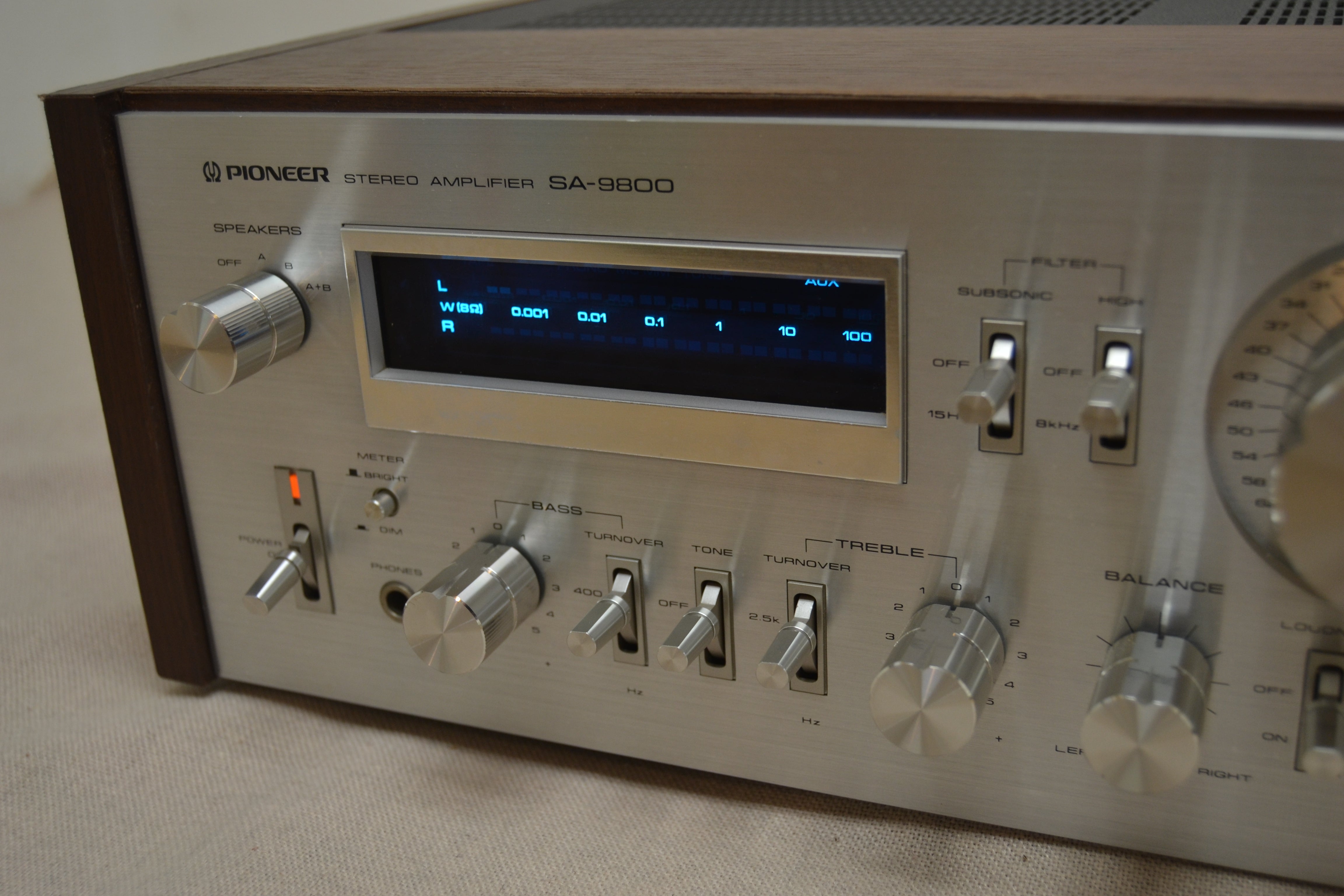 Pioneer SA-9800 Stereo Integrated Amplifier * FULLY RECAPPED