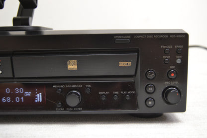 Sony RCD-W500C Cd Changer and Cd Recorder * Remote * Fully Serviced * New Belts