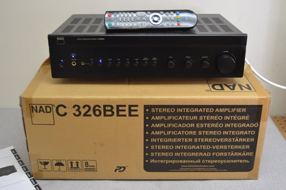 Nad C326BEE Stereo Integrated Amplifier * 50W RMS * Box * Manual * Remote