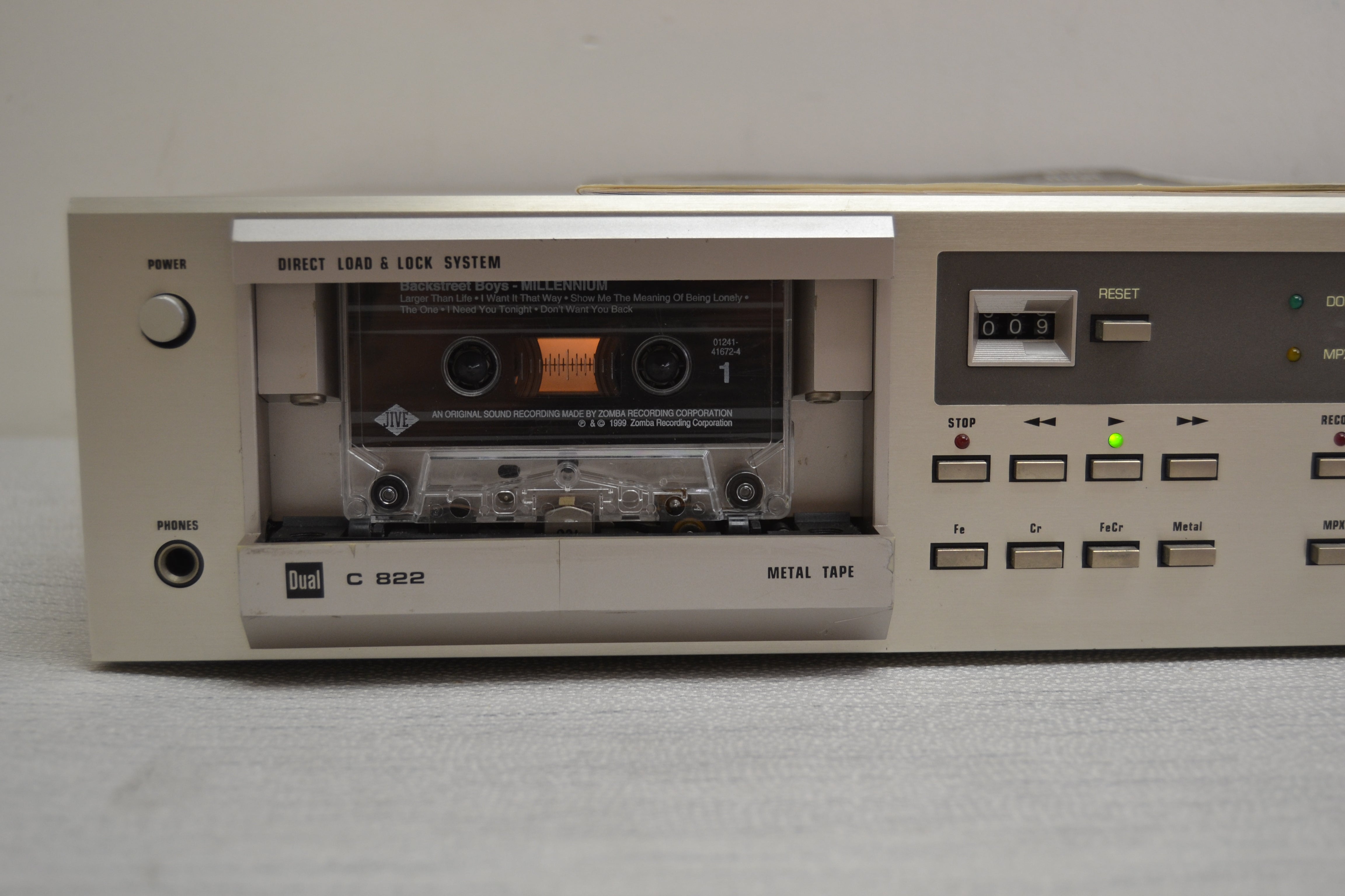 Dual C822 Single Cassette Deck * Manual * Fully Serviced *