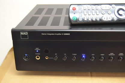 Nad C326BEE Stereo Integrated Amplifier * 50W RMS * Box * Manual * Remote