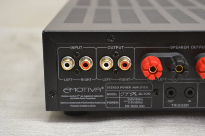 Emotiva A-100 MiniX * Stereo Power Amplifier * 50W RMS * Fully Serviced