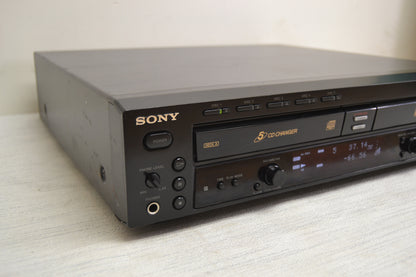 Sony RCD-W500C Cd Changer and Cd Recorder * Remote * Fully Serviced * New Belts