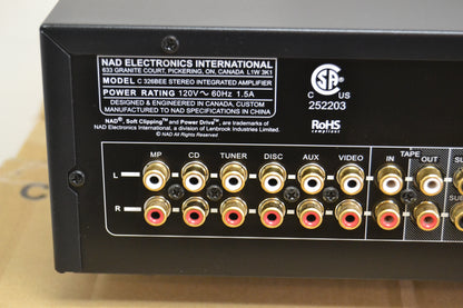 Nad C326BEE Stereo Integrated Amplifier * 50W RMS * Box * Manual * Remote
