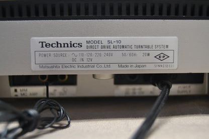 Technics SL-10 Linear Tracking Turntable with NEW Audio Technica cartridge