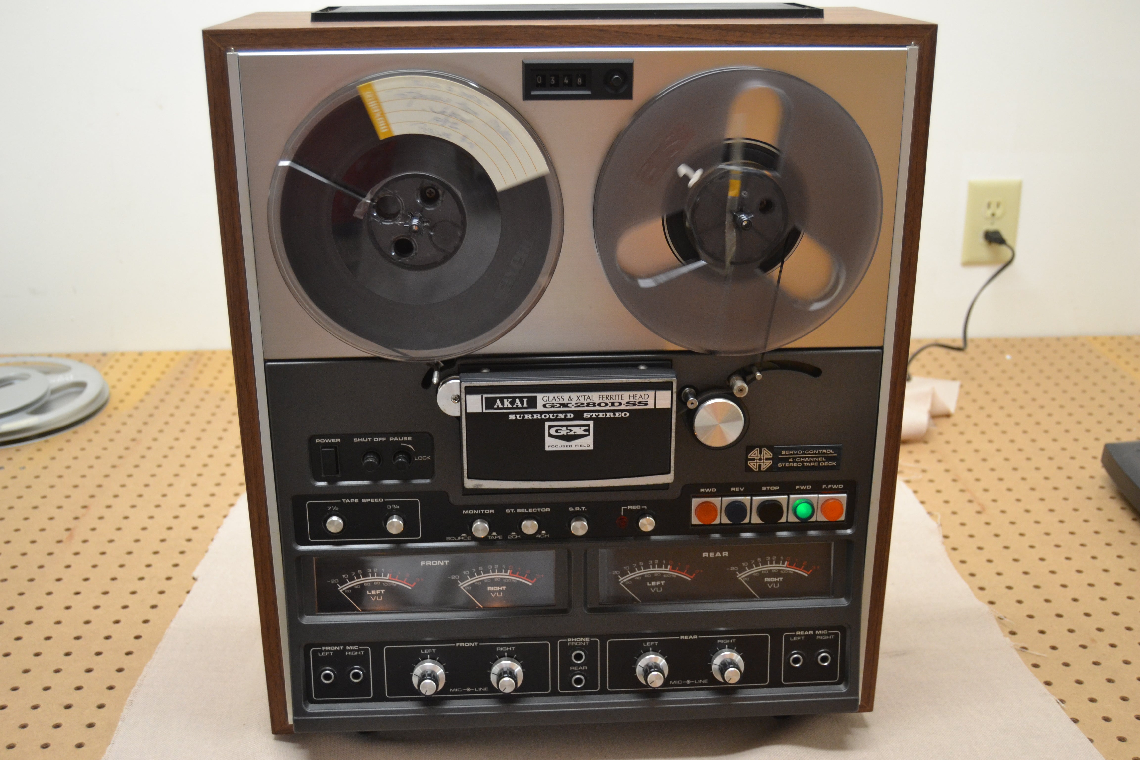 Akai GX-280D-SS Reel to Reel Recorder * Fully Serviced * New Belts