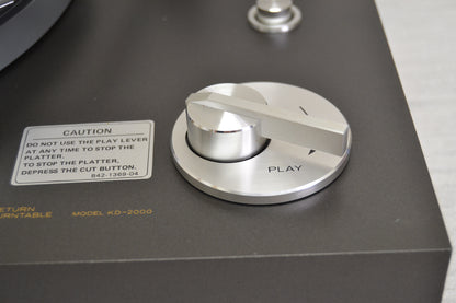 Kenwood KD-2000 Belt Drive Turntable * Fully Serviced *
