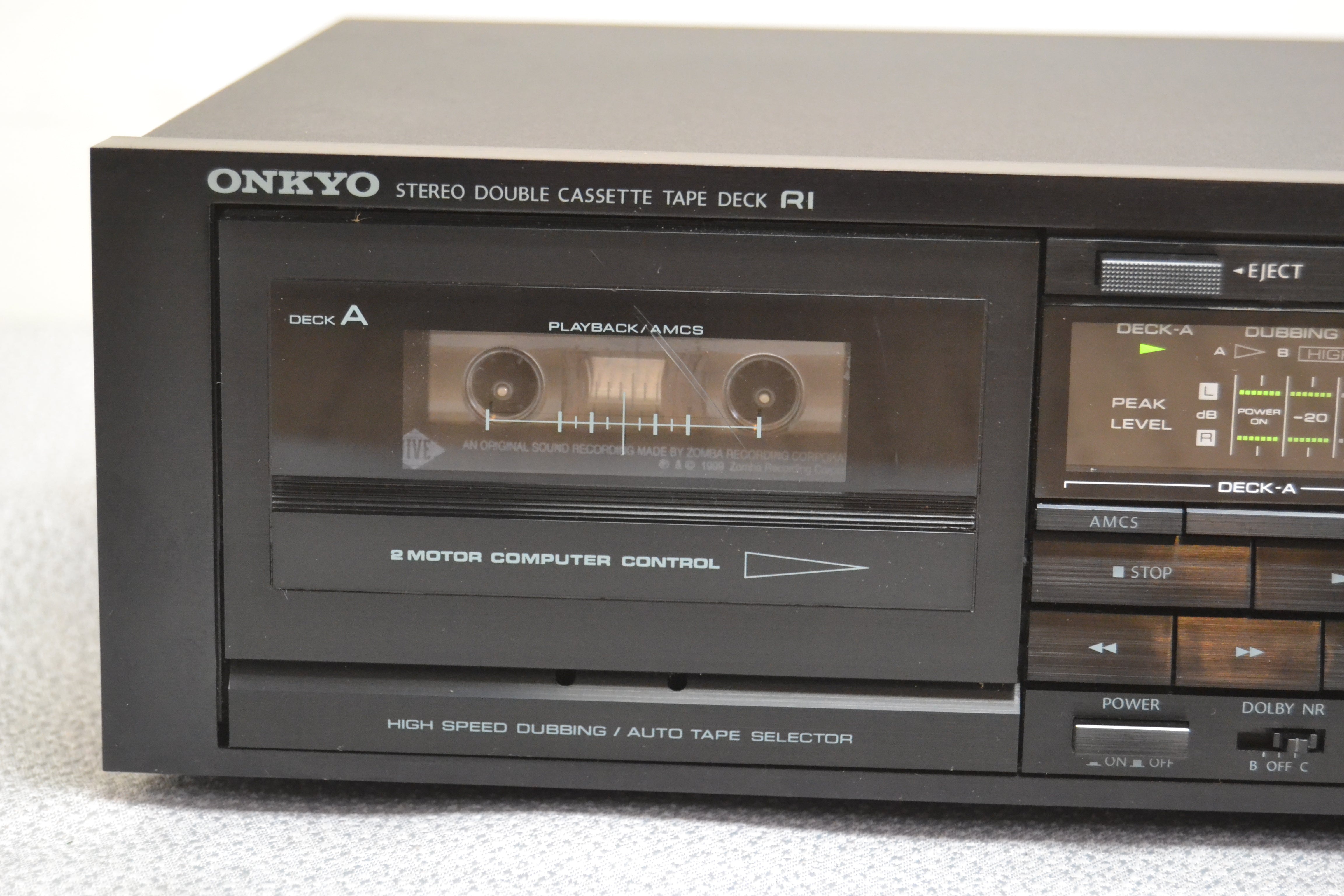 Onkyo TA-W450 Double Cassette Deck * Fully Serviced * New Belts