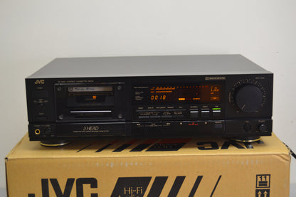JVC TD-V621  3-Head Stereo Tape Recorder (1989-90) * Fully Serviced * New Belts * Box * Manuals