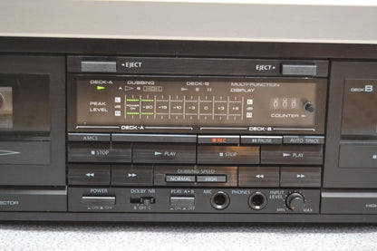 Onkyo TA-W450 Double Cassette Deck * Fully Serviced * New Belts
