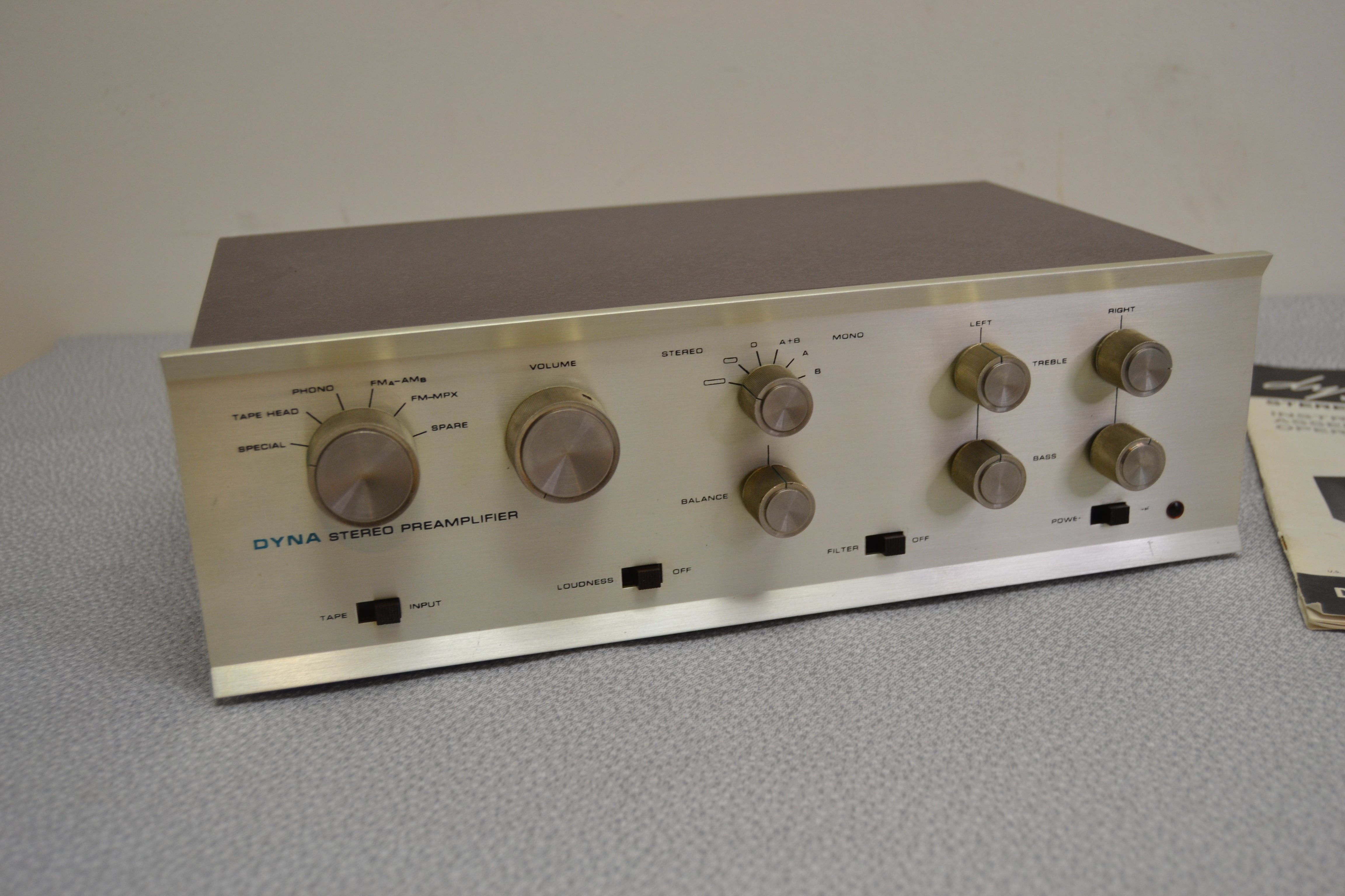 Dynaco Dyna PAS Stereo Tube Preamplifier * New Caps * Manual