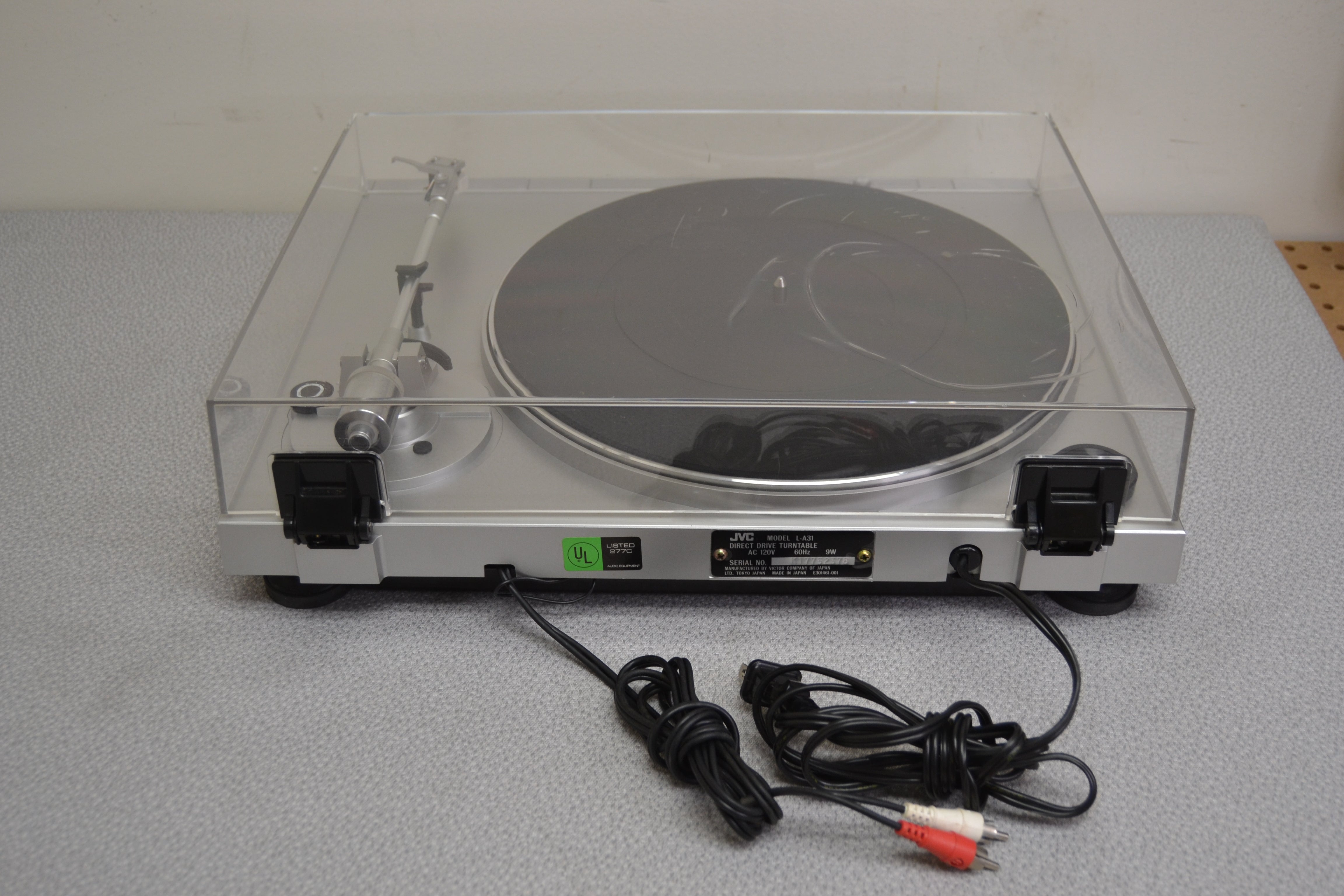 JVC L-A31 Direct Drive Turntable * NEW AT3600 Cartridge * Box