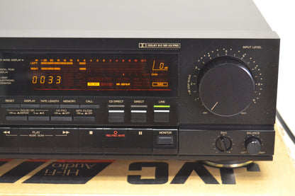 JVC TD-V621  3-Head Stereo Tape Recorder (1989-90) * Fully Serviced * New Belts * Box * Manuals