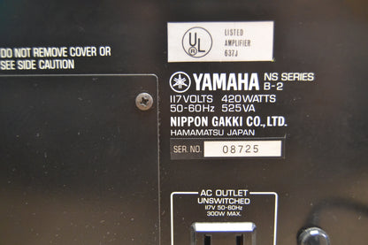 Yamaha B-2 Stereo Power Amplifier * Fully Serviced * 100W RMS * 1977