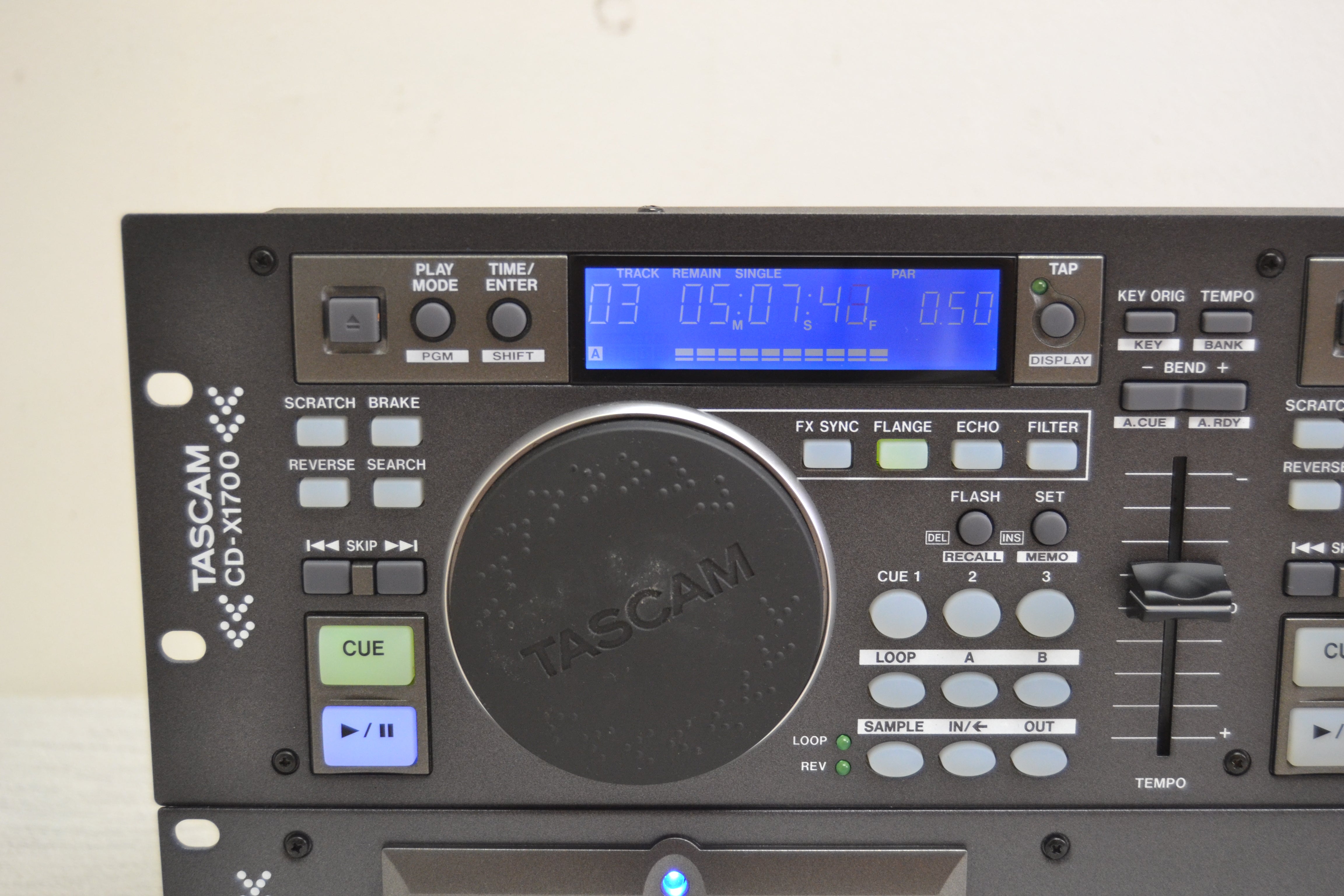 Tascam CD-X1700 Dual DJ Disc Player * Fully Serviced *