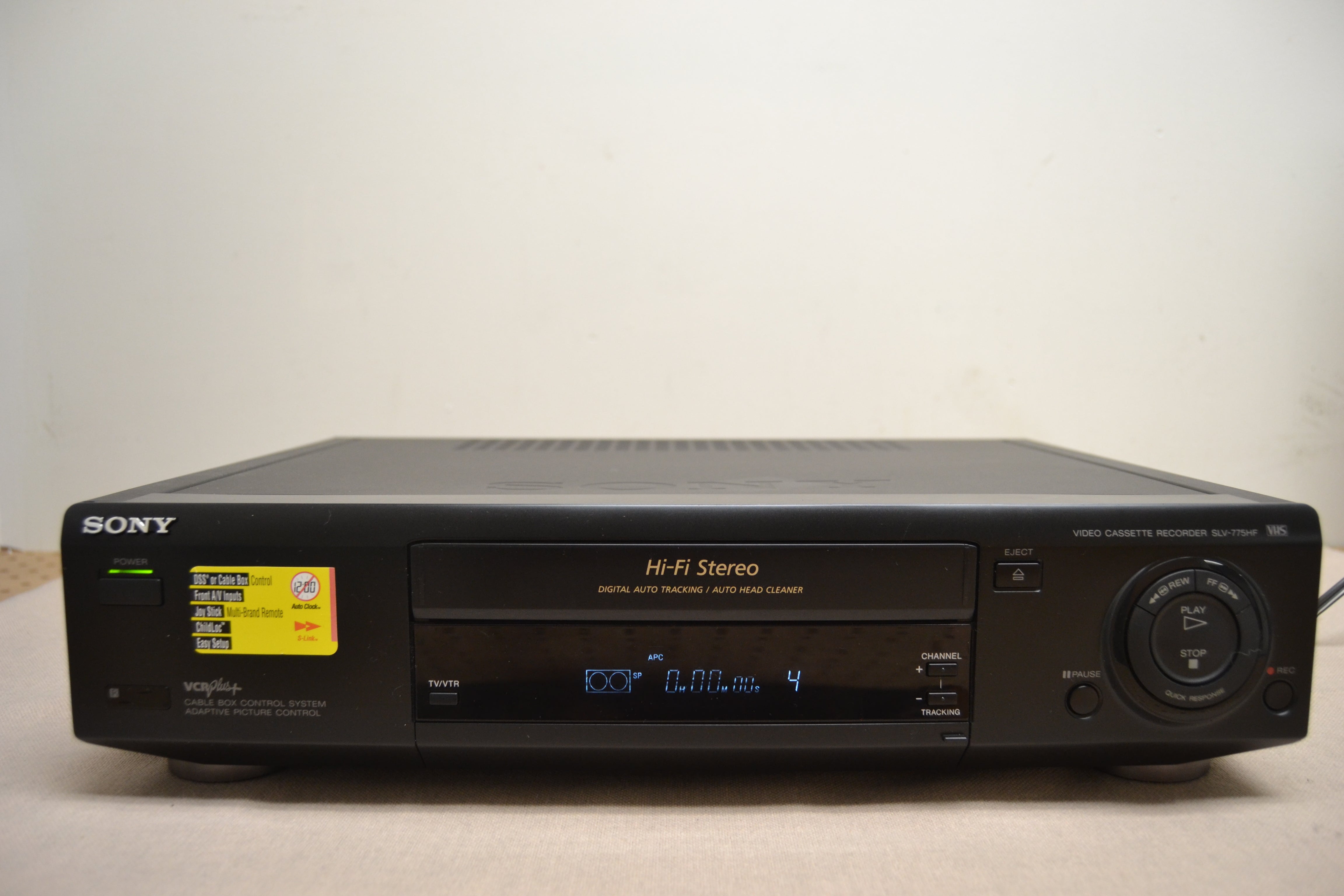Sony SLV-775HF Video Cassette Recorder