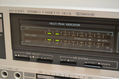 JVC KD-V300 Single Cassette Deck * Fully Serviced * New Belts