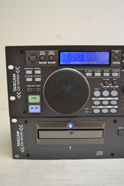 Tascam CD-X1700 Dual DJ Disc Player * Fully Serviced *