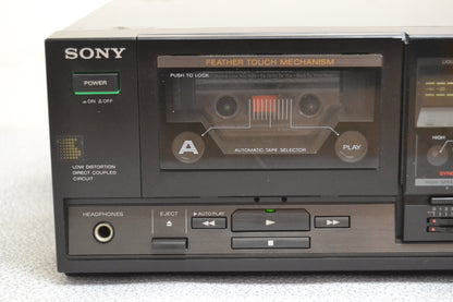 Sony TC-W530 Double Cassette Deck * Fully Serviced * New Belts