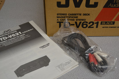 JVC TD-V621  3-Head Stereo Tape Recorder (1989-90) * Fully Serviced * New Belts * Box * Manuals