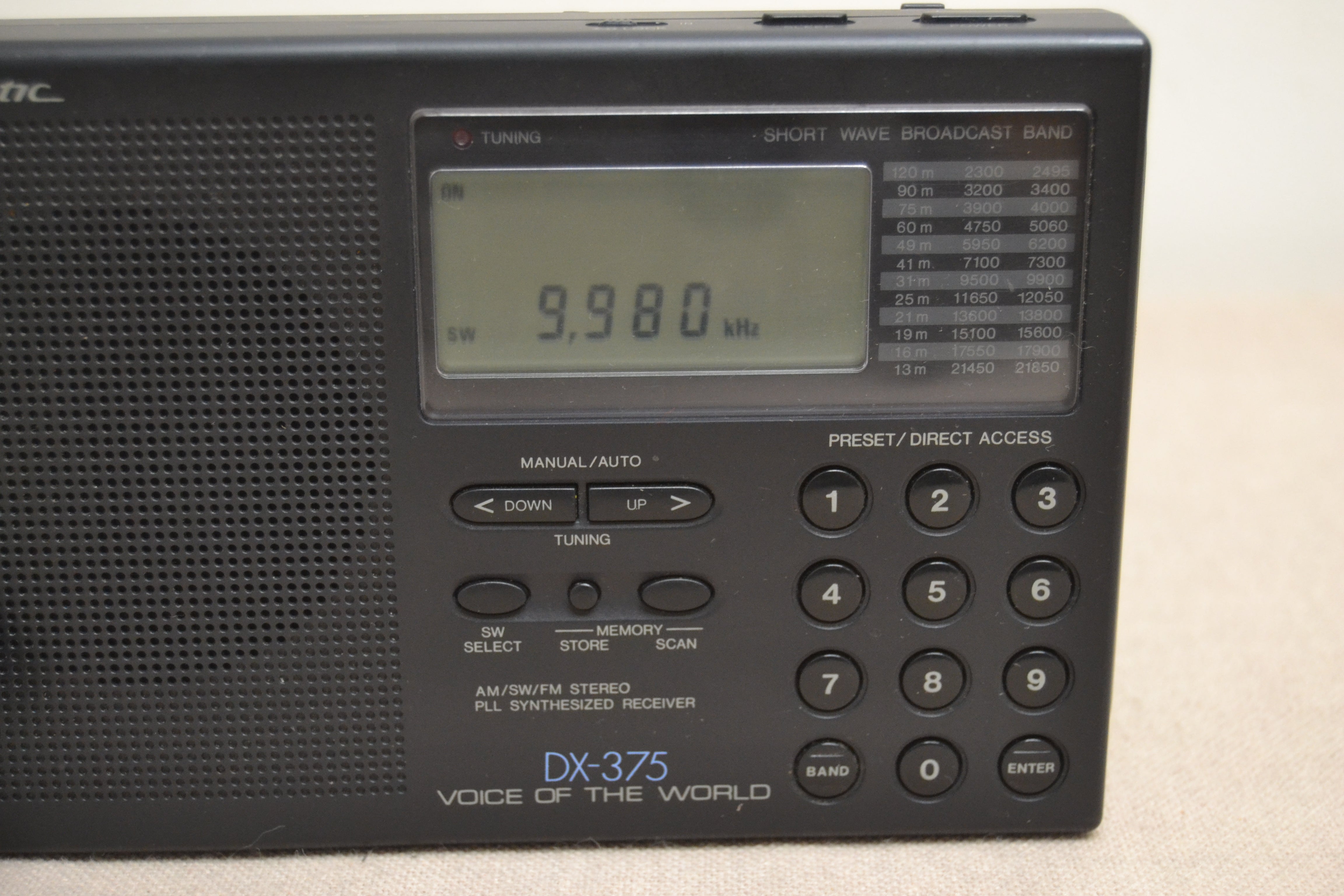 Realistic DX-375 AM/FM/Shortwave radio