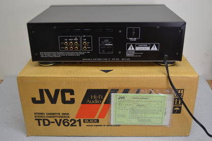 JVC TD-V621  3-Head Stereo Tape Recorder (1989-90) * Fully Serviced * New Belts * Box * Manuals