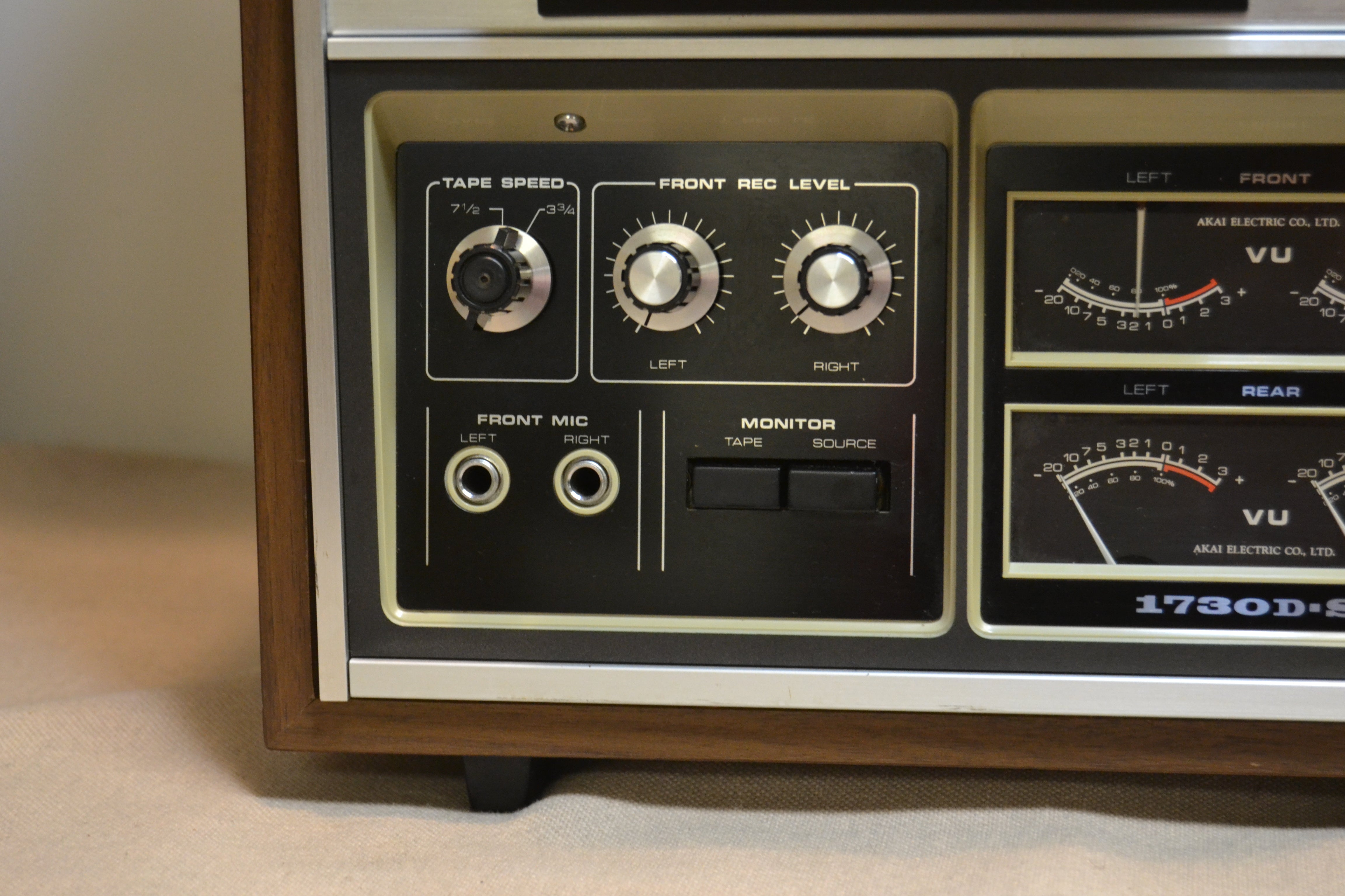 Akai 1730D-SS Reel to Reel Deck * Fully Serviced * New Belt – The