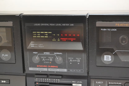 Sony TC-W530 Double Cassette Deck * Fully Serviced * New Belts