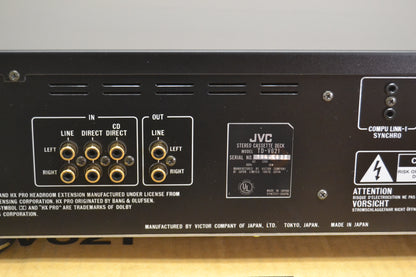 JVC TD-V621  3-Head Stereo Tape Recorder (1989-90) * Fully Serviced * New Belts * Box * Manuals