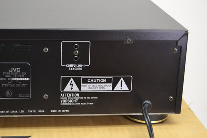 JVC TD-V621  3-Head Stereo Tape Recorder (1989-90) * Fully Serviced * New Belts * Box * Manuals