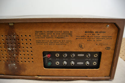 Panasonic RS-820S * 1970 Stereo Receiver with 8 Track Player and Speakers
