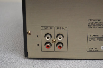 Sony TC-W530 Double Cassette Deck * Fully Serviced * New Belts