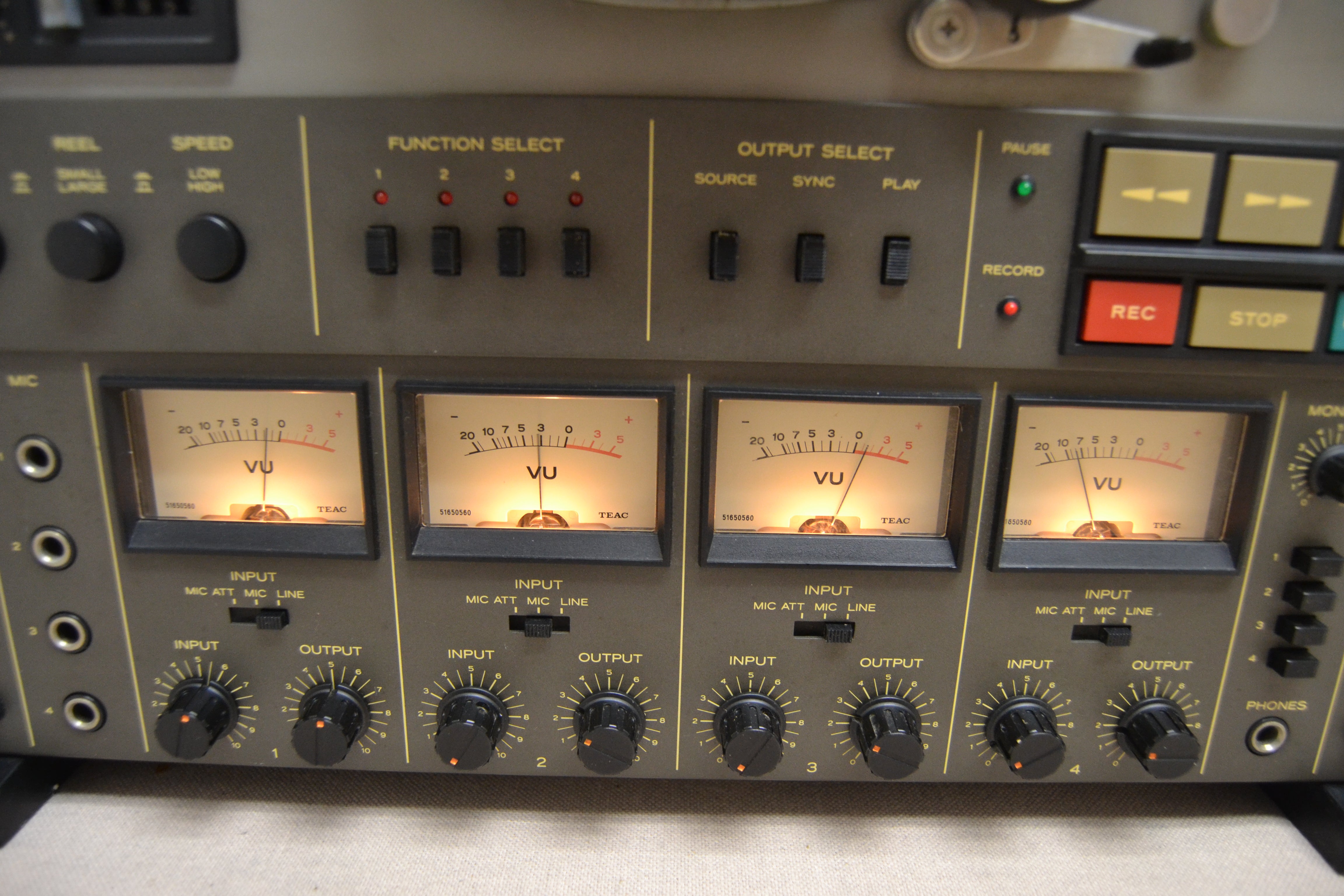 TEAC A-3440 4-Channel Multitrack Tape Deck with Simul-Sync (1979