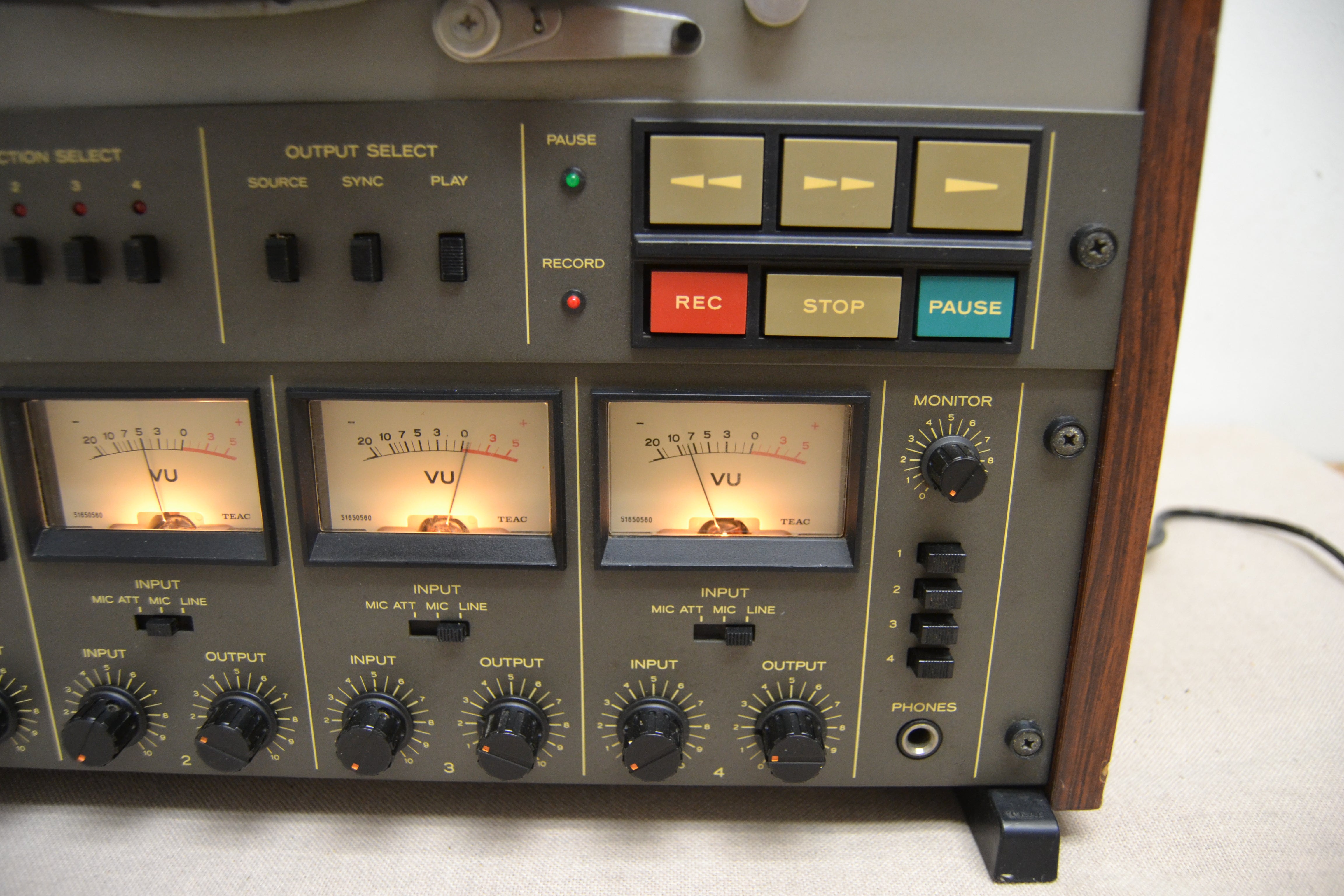TEAC A-3440 4-Channel Multitrack Tape Deck with Simul-Sync (1979