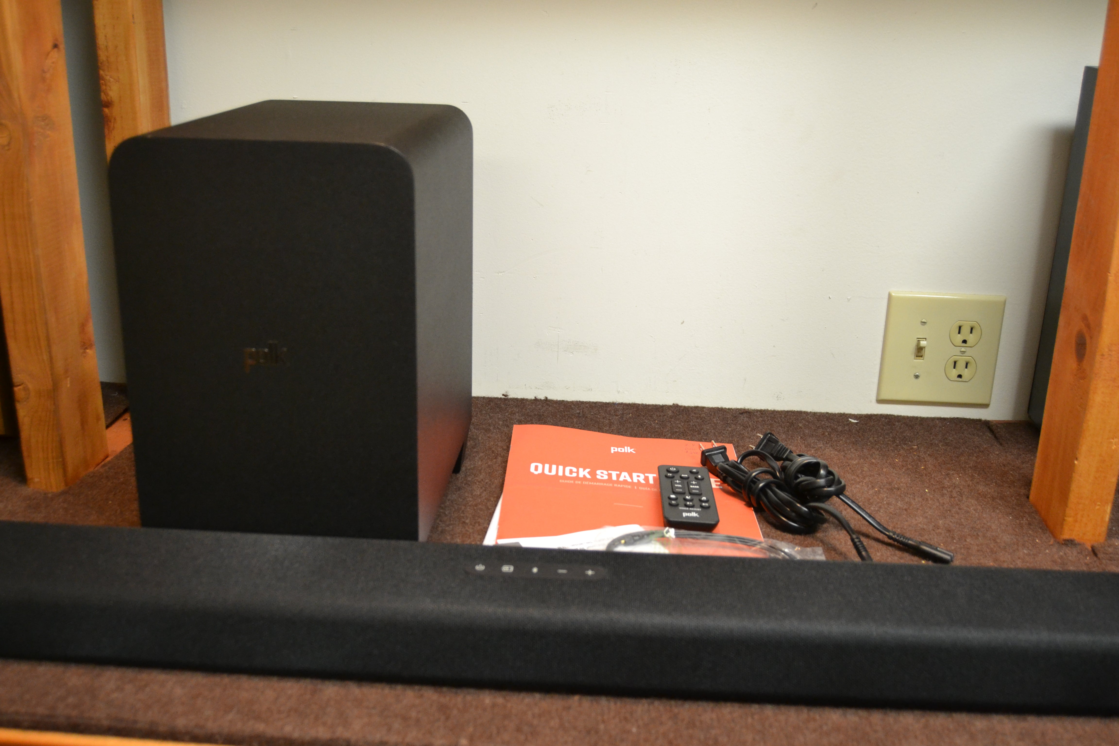 Polk Audio SIGNA S4 Soundbar * Wireless Sub * Manual * Remote