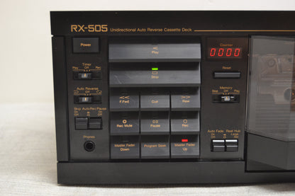 Nakamichi RX-505 Single Cassette Deck * Fully Serviced * New Belts and Idler * 3rd Party Shipping Only *