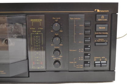 Nakamichi RX-505 Single Cassette Deck * Fully Serviced * New Belts and Idler * 3rd Party Shipping Only *