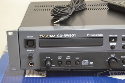 Tascam CD-RW901 CD Recorder/Player * Wired Remote * Box * Printed Manual