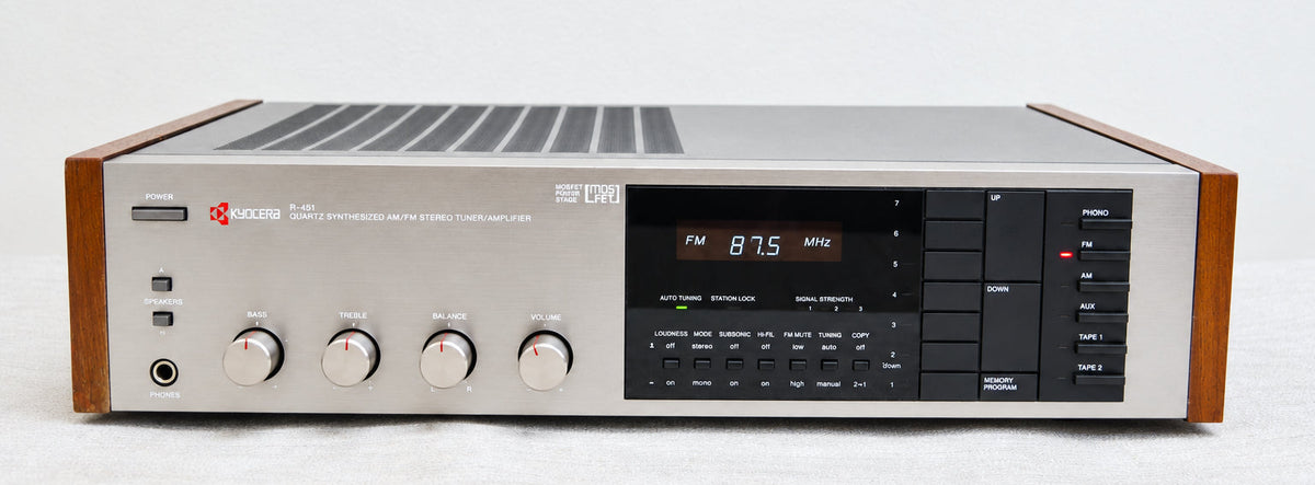 Kyocera R-451 Stereo Receiver * 50W RMS * 1985 * Fully Serviced