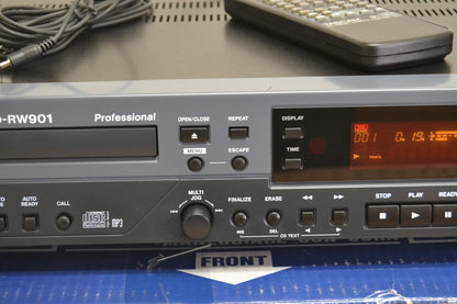 Tascam CD-RW901 CD Recorder/Player * Wired Remote * Box * Printed Manual