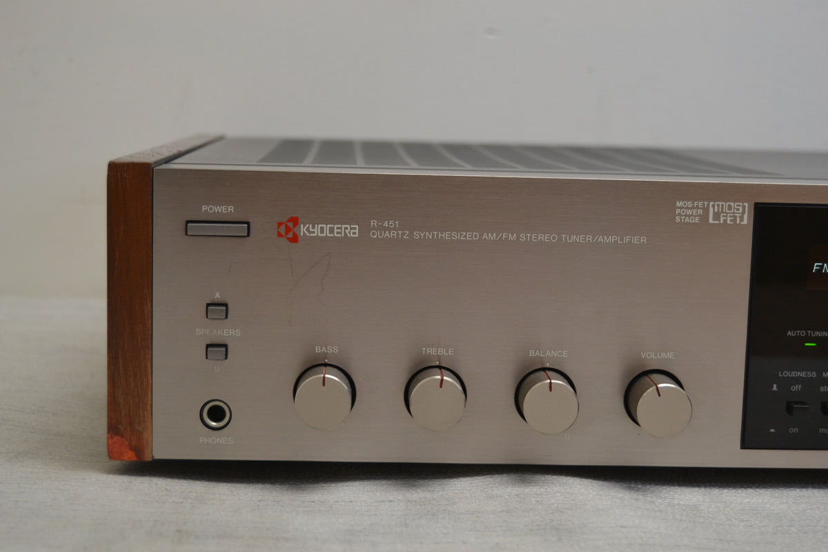 Kyocera R-451 Stereo Receiver * 50W RMS * 1985 * Fully Serviced