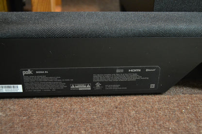 Polk Audio SIGNA S4 Soundbar * Wireless Sub * Manual * Remote