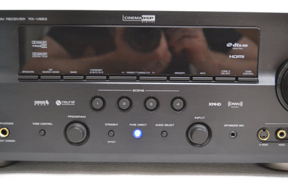 Yamaha RX-V663 Stereo Receiver * Remote * Manual * Fully Serviced *